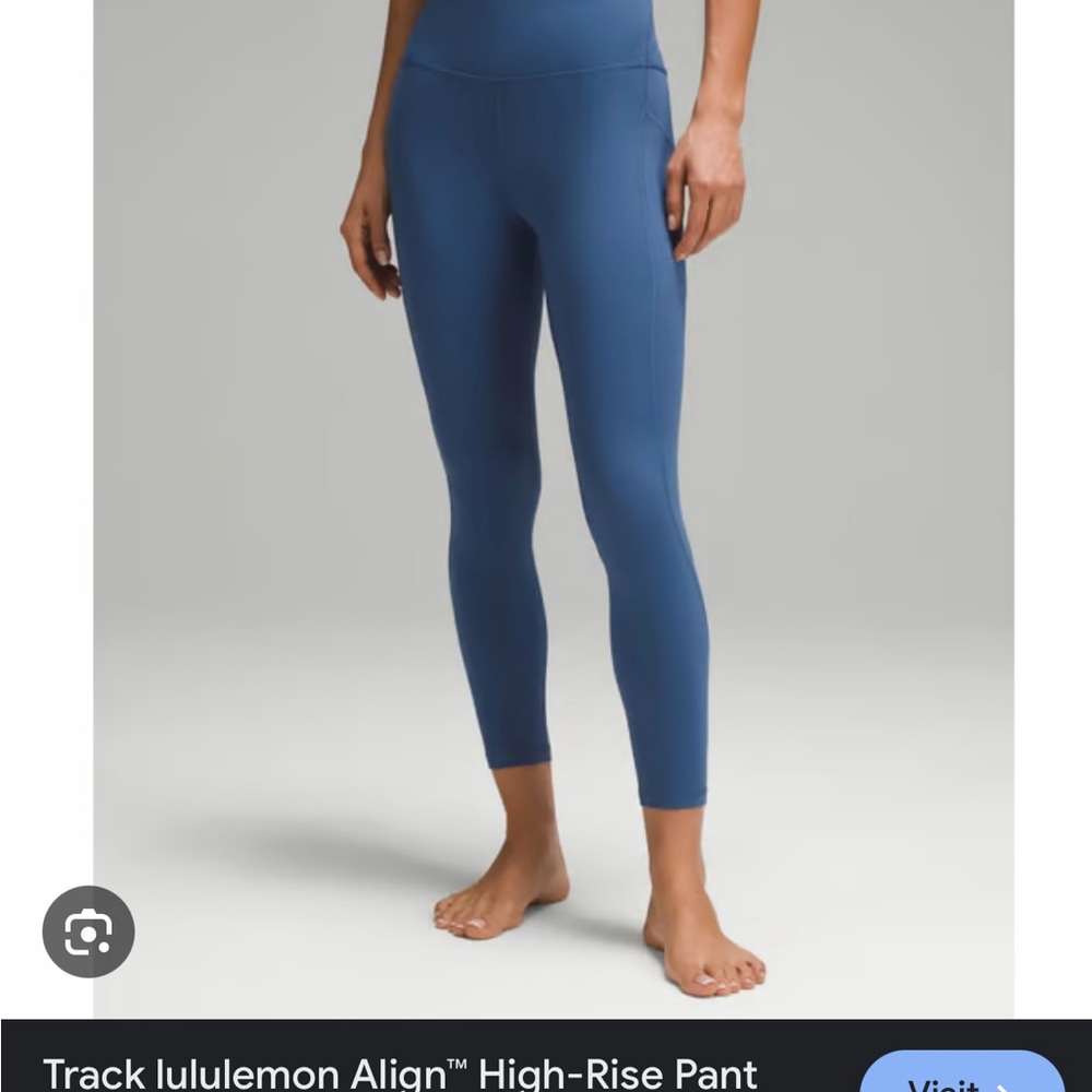 Lululemon Align High Rise 25” w/pockets.